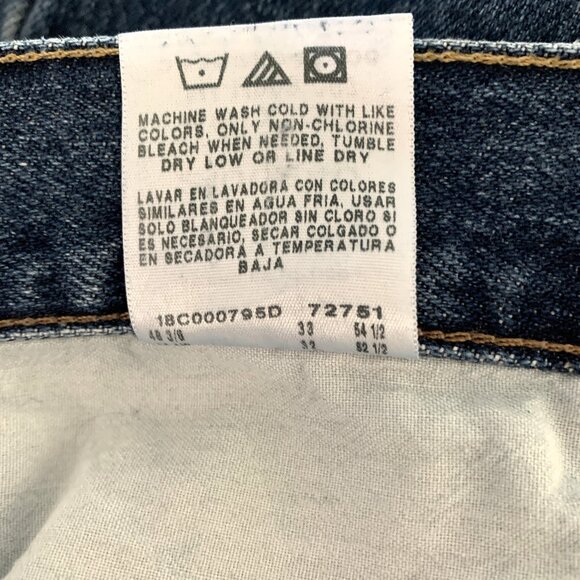 Lee Regular Fit Jeans 100% Cotton Denim Medium Wash Blue Men's Size 46 x 32 - Picture 8 of 8